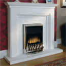 Beaucrest Hickory Electric Fireplace Suite