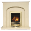 Bemodern Kansas Fireplace Surround Modern Micro Marble Fireplace