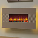 Bemodern Orlando Cappuccino Hang on the Wall Electric Fire