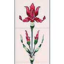 Cast Tec Iris Tile Set Ivory Burgundy
