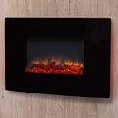 Signature Fireplaces Denver Black Wall Mounted Electric Fire
