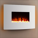 Signature Fireplaces Denver White Wall Mounted Electric Fire