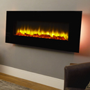 Apex Fires Georgia Black Wall Mounted Electric Fire