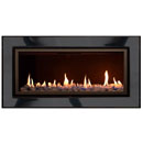 Apex Fires Cirrus X1 HE Black Nickel Pebble Hole in the Wall Gas Fire