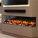 Signature Fireplaces Avatar 1530 Electric Fire Modern Electric Suite LED Fire Lighting