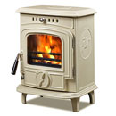 Olymberyl Baby Gabriel Wood Burning Stove ENAMEL IVORY