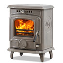 Olymberyl Baby Gabriel Wood Burning Stove ENAMEL PEWTER