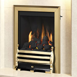 Flare by Bemodern Classic Slimline Open Fronted Gas Fire