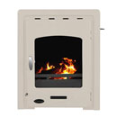 Carron 4.7kW Darwin Cream Enamel Inset Multifuel Stove