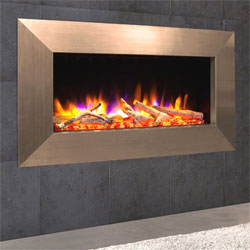 Celsi Ultiflame VR Instinct Champagne Hole in Wall Electric Fire