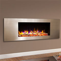 Celsi Ultiflame VR Metz Champagne Hole in Wall Electric Fire