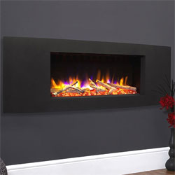 Celsi Ultiflame VR Vichy Black Hole in Wall Electric Fire