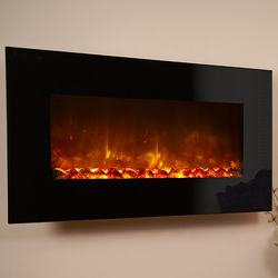 Celsi Electriflame XD Black Glass Electric Fire