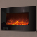 Celsi Electriflame XD Curved Black Glass Electric Fire