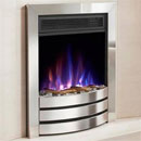 Costa Fires Challenger Silver Contemporary Electric Fire