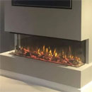 Costa Fires Discovery 1250 3 Sided Electric Fire