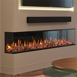 Costa Fires Discovery 2000 3 Sided Electric Fire