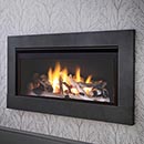 Crystal Fires Boston Wide HD Logs Hole in the Wall Gas Fire