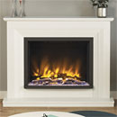 Elgin and Hall Cabrina Pryzm Marble Electric Fireplace Suite