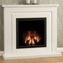 Elgin and Hall Mariella 900 Marble Gas Fireplace Suite