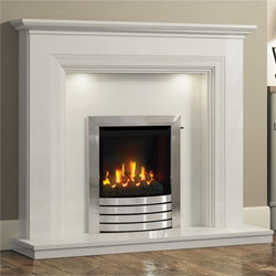 Elgin and Hall Odella Marble Fireplace Suite