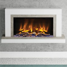Elgin and Hall Vardo 47 Pryzm Wall Mounted Electric Fireplace Suite