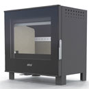 Ekol Adept Classic Black Glass Wood Burning Stove