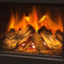 Europa Fireplaces Ruby Real Log Effect