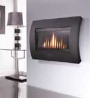 Hole In The Wall Gas Fires : X DISCONTINUED  Flavel Curve Gas Fire