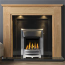 Gallery Atwick Oak Wooden Fireplace with Black Granite Suite
