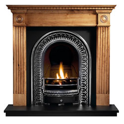 Gallery Regal Cast Iron Arch Wooden Solid Fuel Package