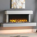 X DISCONTINUED Garland Tulsa Hang on the Wall Electric Fire Contemporary Hang on the Wall Electric Fire