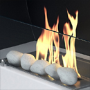 White Pebble Fuel Bed <br>