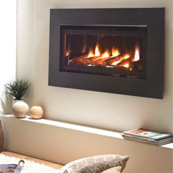 Crystal Fires Connelly Collection Denver Grande Trim HIW Gas Fire