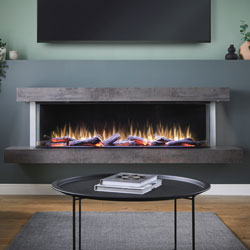 Katell Cento 2000 Deep Italia Eco Electric Fireplace Suite