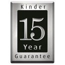 Kinder 15 Year Warranty