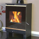 Portway Stoves 1 Glass Multi-Fuel Black Stove