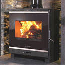 Portway Stoves 2 Glass Multi-Fuel Black Stove