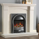 Pureglow Kingsford Limestone Electric Fireplace Suite