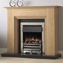 Pureglow Middleton Oak Electric Fireplace Suite