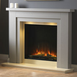 Pureglow Hanley Grey with Chelsea 750 Electric Fireplace Suite