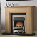 Pureglow Middleton Oak Electric Fireplace Suite