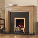 Pureglow Whitton 48 Full Depth Gas Oak Fireplace Suite