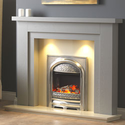 Pureglow Hanley Grey Painted Wood Fireplace