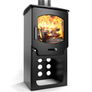 Saltfire ST-X4 Tall Multifuel Wood Burning Stove