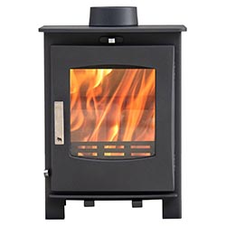 Woolly Mammoth 5 BLACK DOOR Multifuel Stove MK3