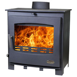 Woolly Mammoth 5 Widescreen BLACK Multifuel Stove ECO DESIGN 2022